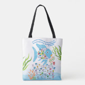 CAIS K Orange/grüne Tasche (Rückseite)