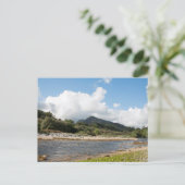 Caisteal Abhail und CirMhor aus Sannox Bay Postkarte (Stehend Vorderseite)