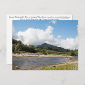 Caisteal Abhail und CirMhor aus Sannox Bay Postkarte (Vorne/Hinten)