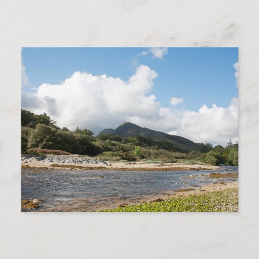 Caisteal Abhail und CirMhor aus Sannox Bay Postkarte (Vorderseite)