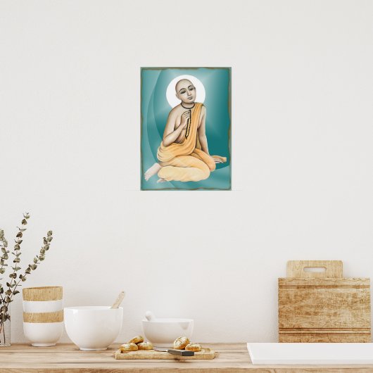Caitanya Mahaprabhu Poster (Küche)