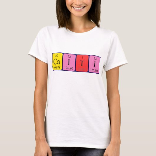 Caiti Periodenname Shirt (Vorderseite)