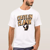 Caitlin Clark Basketball T - Shirt - Retro Bold (Vorderseite)