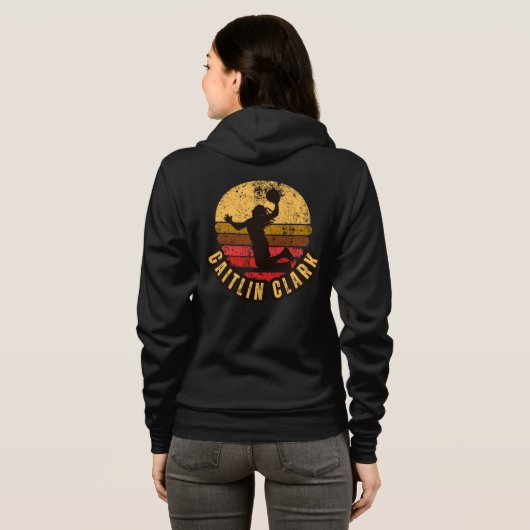 Caitlin Clark Hoodie (Schwarz voll)