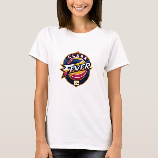 Caitlin Clark Indiana Fever Basketball T-Shirt (Vorderseite)