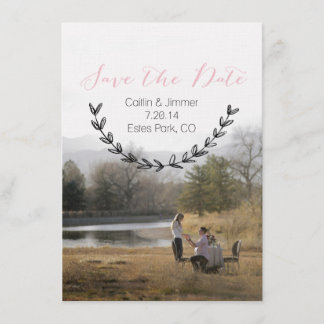 Caitlin & Jimmer Save the Date Personalisiert 01
