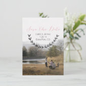Caitlin & Jimmer Save the Date Personalisiert 01 (Stehend Vorderseite)