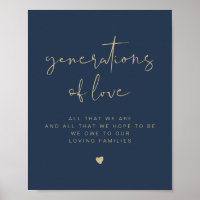 CAITLIN Navy Blaue Generationen von Liebe Hochzeit