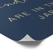 CAITLIN Navy Wie viele Candies Baby Showspiel Poster (Ecke)