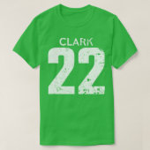 Caitlin White Distressed Jersey Nummer 22 TShirt (Design vorne)