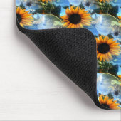 Caitlins Sonnenblumen... Mousepad (Ecke)