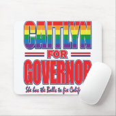 Caitlyn-for-GOV-Gay-Pride-Balls- Mousepad (Mit Mouse)