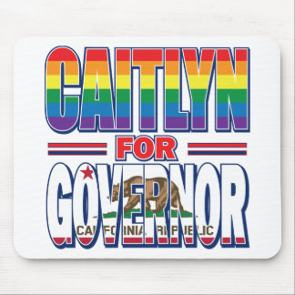 Caitlyn-for-GOV-Gay-Pride-Flag Mousepad