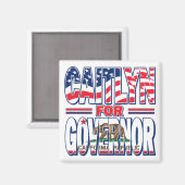 Caitlyn-for-GOV Magnet (Vorderseite/Rückseite)