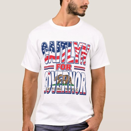 Caitlyn-for-GOV T-Shirt (Vorderseite)