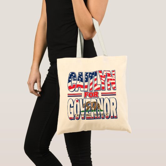 Caitlyn-for-GOV Tragetasche (Vorderseite (Produkt))