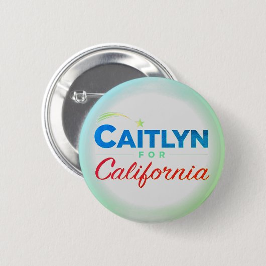 Caitlyn Jenner für Governor Button (Vorne & Hinten)