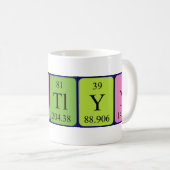 Caitlyn Namen-Tasse periodischer Tabelle Kaffeetasse (VorderseiteRechts)