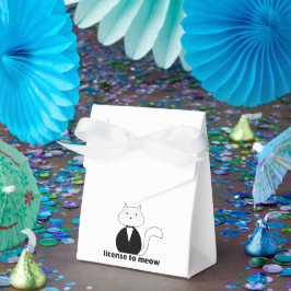 Caixa Cat, License to Meow Geschenkschachtel