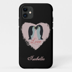 Caixa personalizada amor do pinguim Case-Mate iPhone hülle