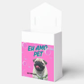 CAIXINHA PRESENTE PET ROSA GESCHENKSCHACHTEL (Geöffnet)