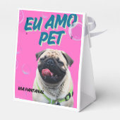 CAIXINHA PRESENTE PET ROSA GESCHENKSCHACHTEL (Rückseite)