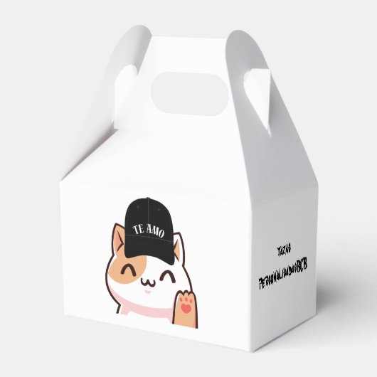 CAJA BLANCA PARA ENVALAR TAZA GESCHENKSCHACHTEL (Vorderseite)