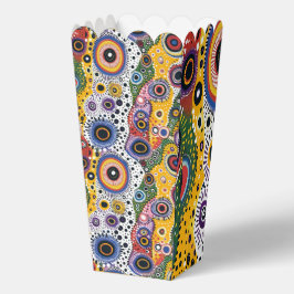 Caja de Palomitas con Estampado Psicodélico Retro Geschenkschachtel
