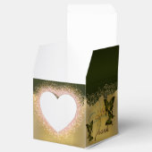 Caja de regalo con agradecimiento con mariposa geschenkschachtel (Geöffnet)