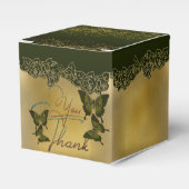 Caja de regalo con agradecimiento con mariposas geschenkschachtel (Vorderseite)