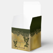 Caja de regalo con agradecimiento con mariposas geschenkschachtel (Geöffnet)