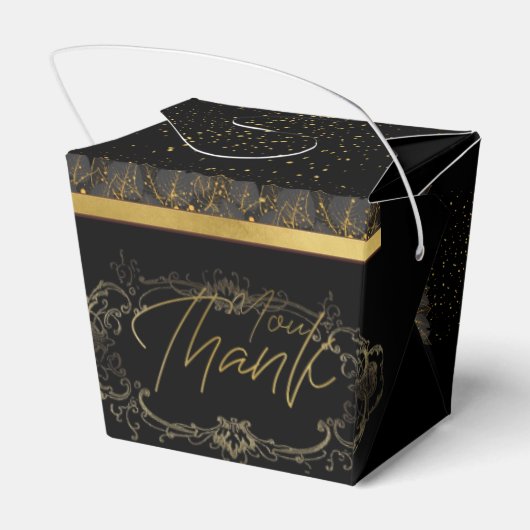 Caja de regalo con agradecimiento lujosa geschenkschachtel (Rückseite)