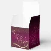 Caja de regalo con corazones de san Valentin Geschenkschachtel (Geöffnet)