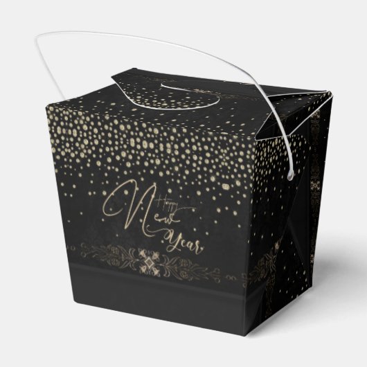 Caja de regalo con feliz año con cristales geschenkschachtel (Rückseite)