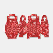 Caja de regalo flores rojas geschenkschachtel (Ungefaltet)