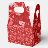 Caja de regalo flores rojas geschenkschachtel (Geöffnet)