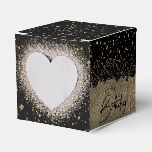 Caja de regalo linda con corazón para cumple geschenkschachtel (Vorderseite)