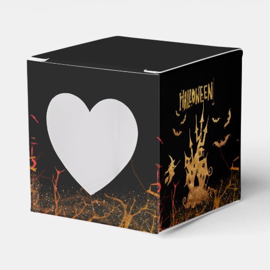 Caja de regalo para HALLOWEEN con purpurina Geschenkschachtel (Vorderseite)