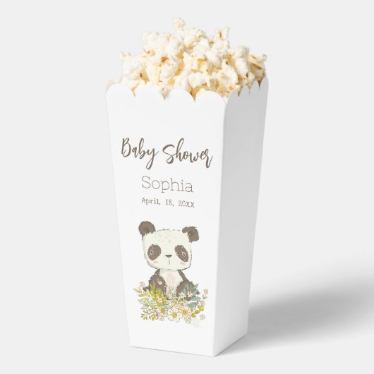 Caja Palomitas Baby Shower Panda Geschenkschachtel (Geplatzt)