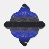 caja para regalo azul con decoración geschenkschachtel (Ungefaltet)