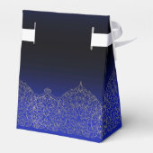 caja para regalo azul con decoración geschenkschachtel (Rückseite)