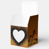 Caja para regalo con corazón y feliz Halloween Geschenkschachtel (Geöffnet)