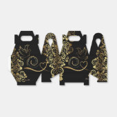 caja para regalos con decoración dorado geschenkschachtel (Ungefaltet)