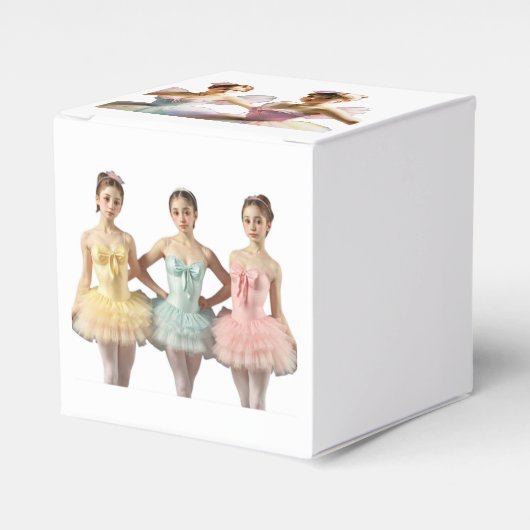 Caja para regalos con preciosas bailarinas geschenkschachtel (Vorderseite)