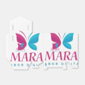 Caja para Regalos: Diseño Digital Mara Geschenkschachtel (Ungefaltet)