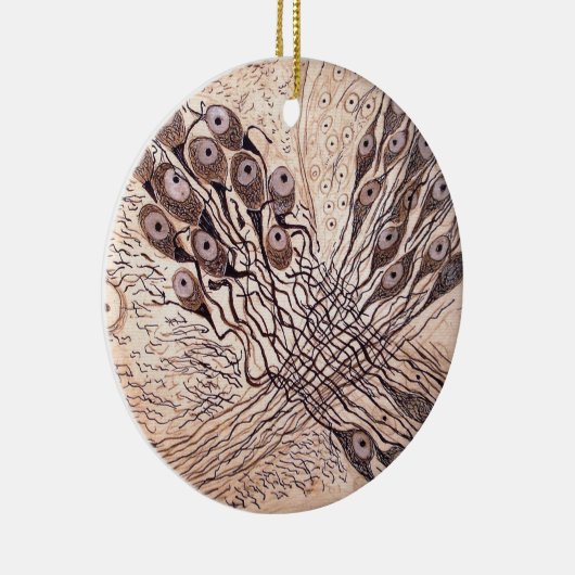 Cajals Neuronen 1 Keramikornament (Rechts)