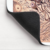 Cajals Neuronen 1 Mousepad (Ecke)