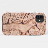 Cajals Neuronen 3 Case-Mate iPhone Hülle (Rückseite (Horizontal))