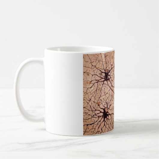 Cajals Neuronen 3 Kaffeetasse (Links)