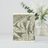 Cajals Neuronen 4 Postkarte (Stehend Vorderseite)